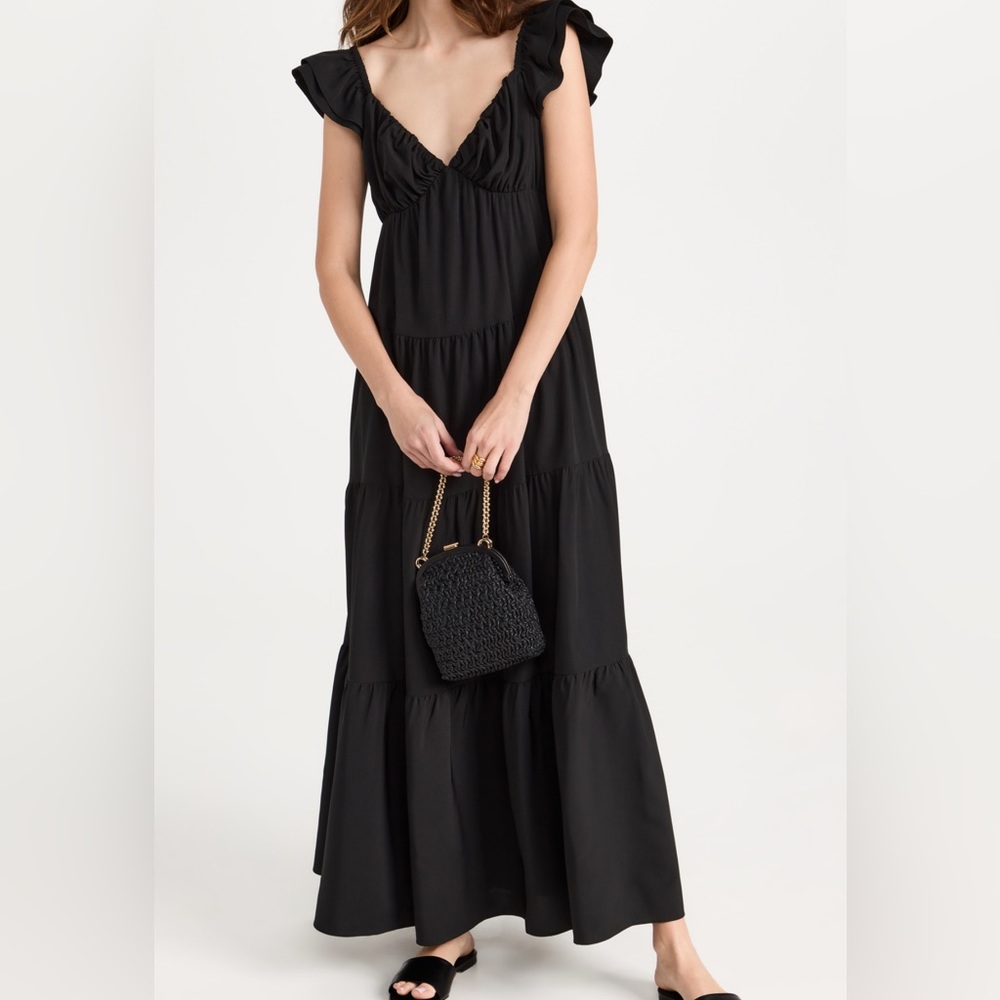 English Factory Ruffle Sleeve Maxi Dress - Picture 6 of 9